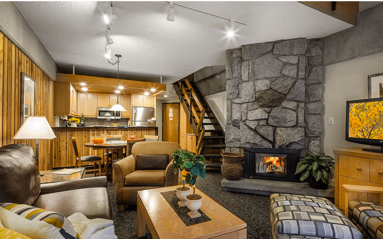 Fireplace Kitchen Lodge at Snowbird
