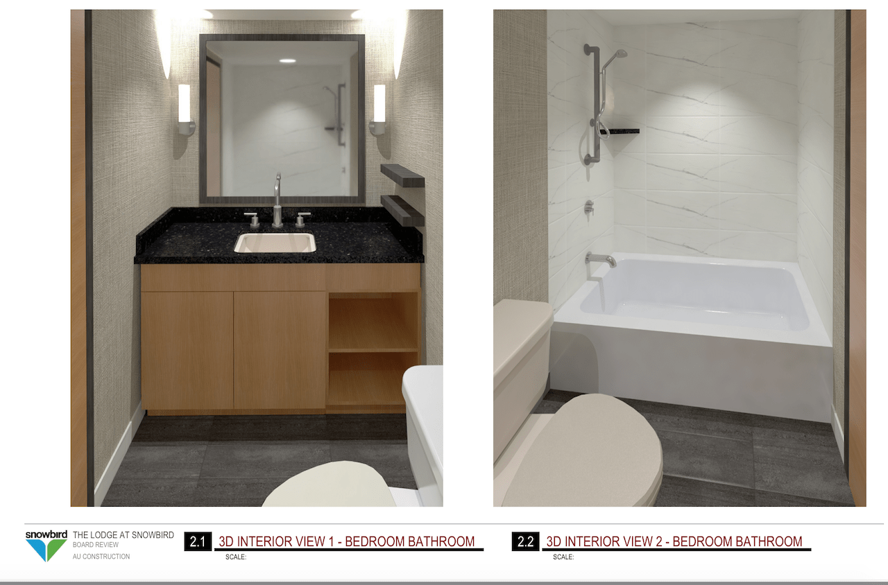 Bedroom Vanity & Bathtub